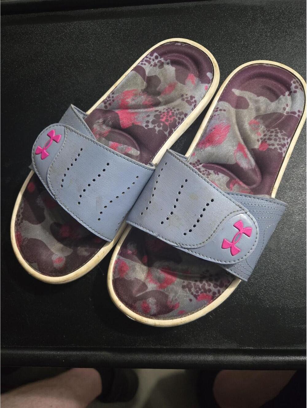 Under Armour Women's Ignite Camo Slide Sandals Size 9